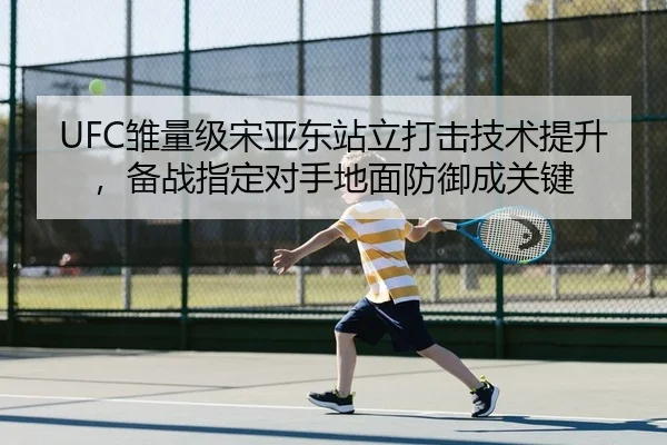 UFC雏量级宋亚东站立打击技术提升，备战指定对手地面防御成关键